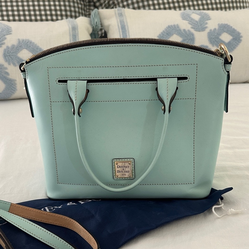 Dooney & Bourke Light Blue Satchel